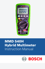 Bosch MMD 540H Instruction Manual