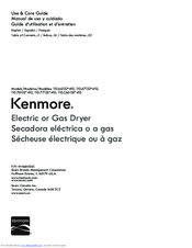 Kenmore 110.76132*410 Use & Care Manual