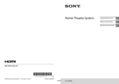 Sony HT-XT100 Operating Instructions Manual