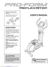 Pro-Form ReflexStep User Manual