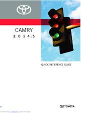Toyota CAMRY2014.5 Quick Reference Manual