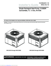 Trane 18-EB24D1-19 Installer's Manual