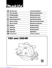 Makita 165 mm 5604R Instruction Manual