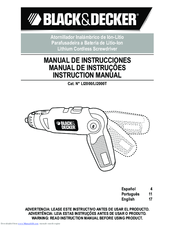 Black & Decker LI2000T Instruction Manual