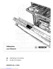 Bosch SHE7PT5xUC Series Operating Instructions Manual