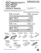 Kenwood KDC-M6024/G Service Manual