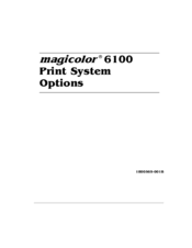 Konica Minolta Magicolor 6100 User Manual