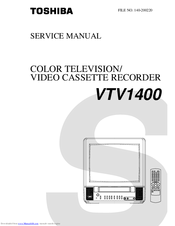 Toshiba VTV1400 Service Manual