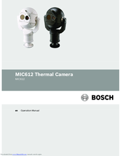 Bosch MIC 612 Series Operation Manual