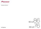 Pioneer sc-lx86 Operating Instructions Manual