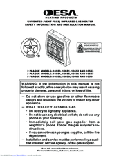Desa 5 PLAQUE series Safety Information And Installation Manual