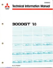 Mitsubishi 1993 3000GT Technical Information Manual