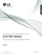 LG LRE5602SW Owner's Manual & Cooking Manual