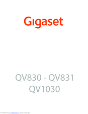 Gigaset QV1030 User Manual