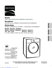 Kenmore 796.8027 Series Use & Care Manual And Installation Instructions