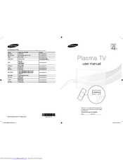 Samsung PS51E491 User Manual