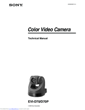 Sony EVI-D70 Technical Manual
