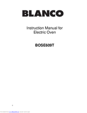 Blanco BOSE609T Instruction Manual