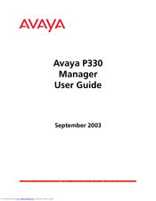 Avaya P330 User Manual