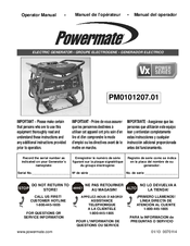 Powermate PM0101207.01 Operator's Manual