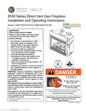 Vermont Castings 500DVMPSCSB Installation And Operating Instructions Manual
