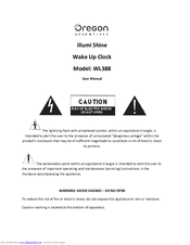 Oregon Scientific WL388 User Manual