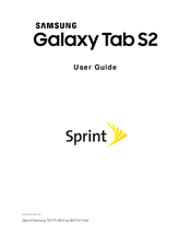 Samsung Galaxy Tab S2 User Manual