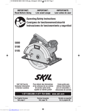 Skil 5180 Operating/Safety Instructions Manual