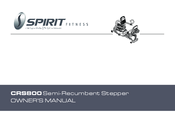 Spirit CRS800 Owner's Manual