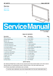 Haier L32C1120 Service Manual