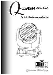 Chauvet Q-WASH 360Z-LED Quick Reference Manual