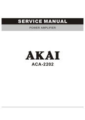 Akai ACA-2202 Service Manual