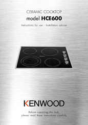 Kenwood HCE600 Nstructions For Use