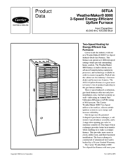 Carrier WeatherMaker 8000 Product Data