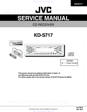 JVC KD-S717 Service Manual