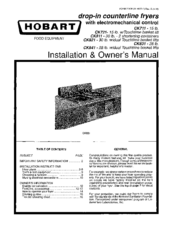 Hobart CK841 Installation & Owner's Manual