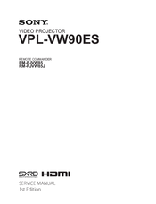 Sony BRAVIA VPL-VW90ES Service Manual