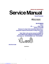 Technics SH-DV290EG Service Manual