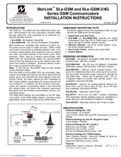 NAPCO SLe-GSM-3/4G Installation Instructions Manual