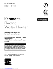 Kenmore 153.582400 Use & Care Manual