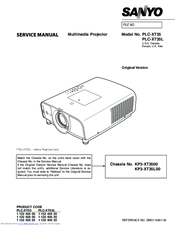 Sanyo PLC-XT35 Service Manual