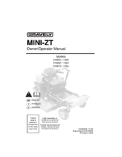 Gravely MINI-ZT 915064 Owner's/Operator's Manual
