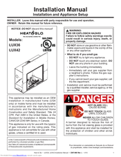 Heat & Glo LUX42 Installation Manual