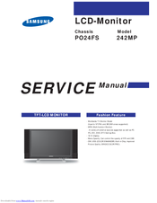 Samsung SyncMaster 242MP Service Manual