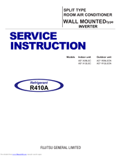 Fujitsu AO* R12LECN Service Instruction
