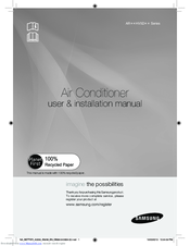 Samsung AR**HV5D series User's Installation Manual