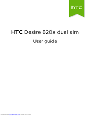 HTC Desire 820s dual sim User Manual