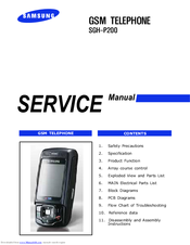 Samsung SGH-P200 Service Manual