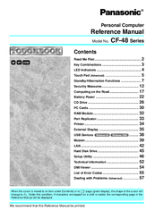 Panasonic Toughbook CF-48 Series Reference Manual