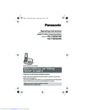 Panasonic KX-TG6522NZ Operating Instructions Manual